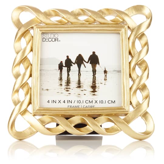 Gold Loops 4&#x22; x 4&#x22; Picture Frame by Studio D&#xE9;cor&#xAE;